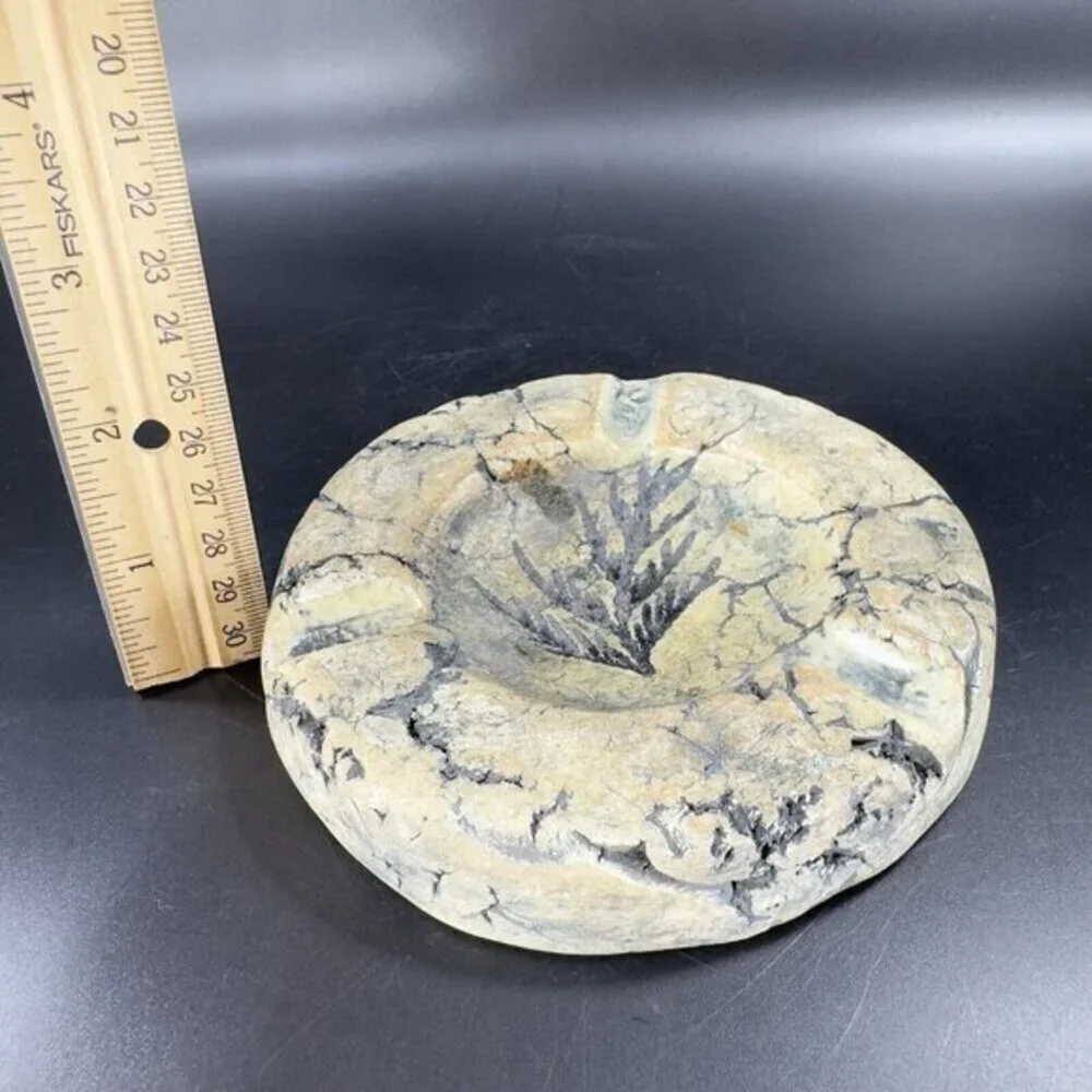 Stan Langtwait Shapes Of Clay Mt St Helens Ash Leaf Dish Tray‎ Ashtray Sculpture